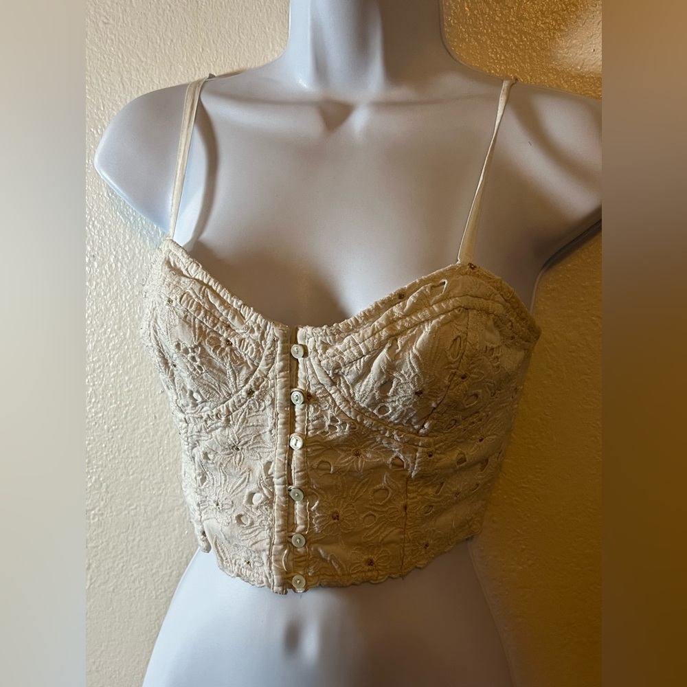 Abercrombie Mock Corset Top
